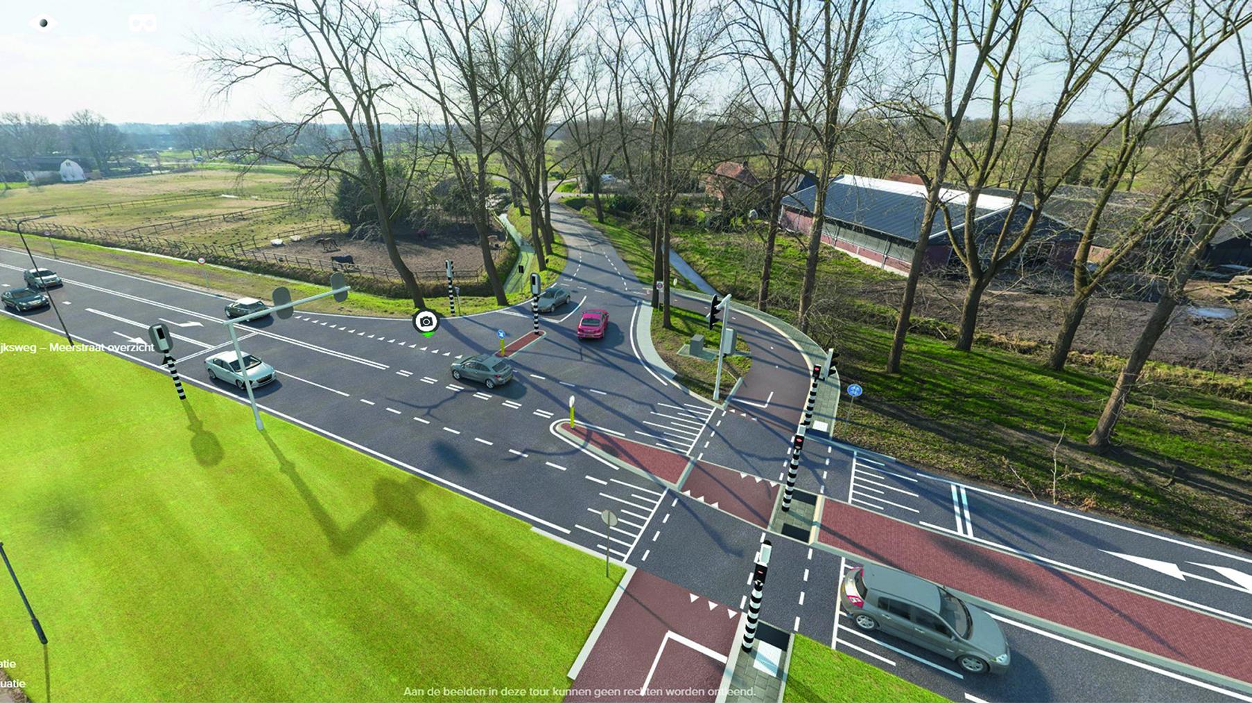 Nieuwe oversteek stoplichten Meerkade/Rijksweg 